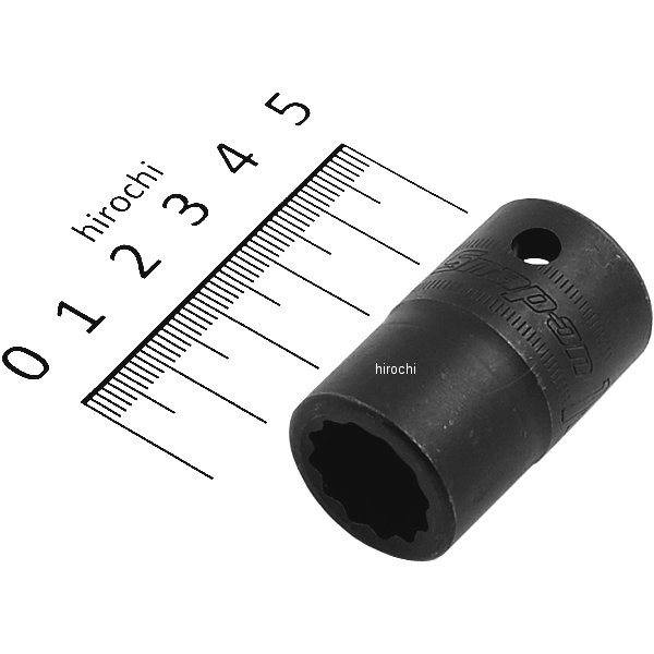 フランクドライブ 1/2インチ インパクト シャロー ソケット 12角 14mm