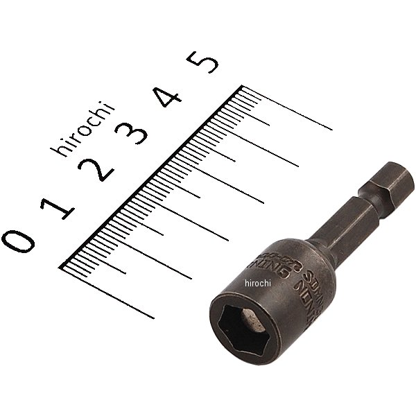 ナットドライバー マグネット 1/4" 6角 x 5/16" 1 3/4" ロング