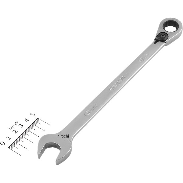 フランクドライブ プラス 15°オフセット コンビネーション スタンダード レンチ 12角 18mm