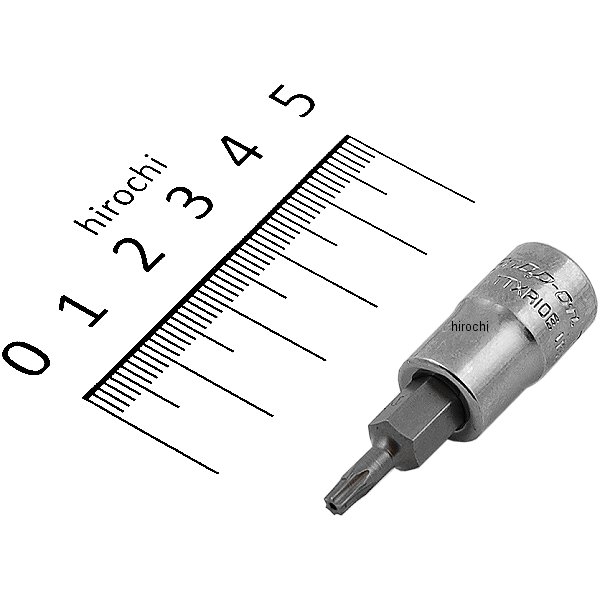 トルクス 1/4インチ タンパー レジスタント ビット ソケット 10IP