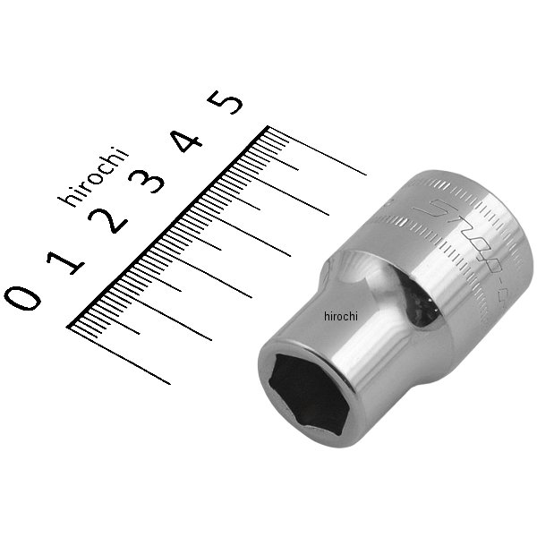 フランクドライブ 1/2インチ シャロー ソケット 6角 12mm