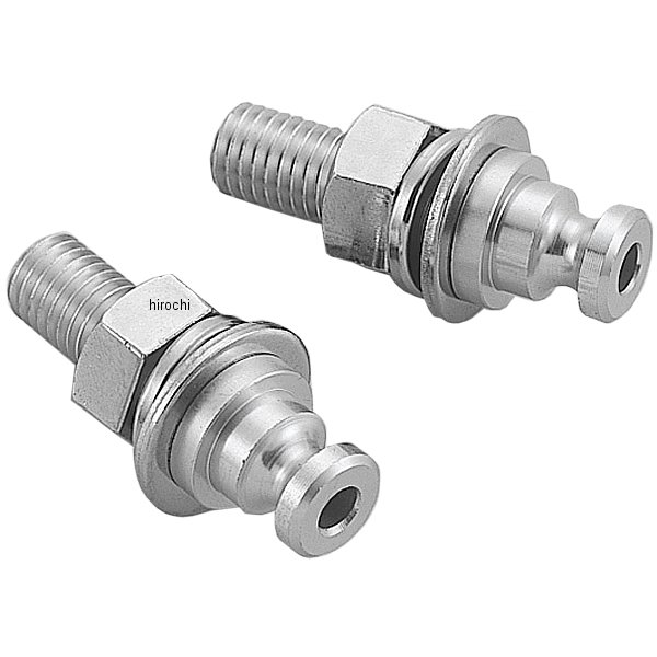 カラーウインカーステー 汎用 M12 シルバー 2本入り