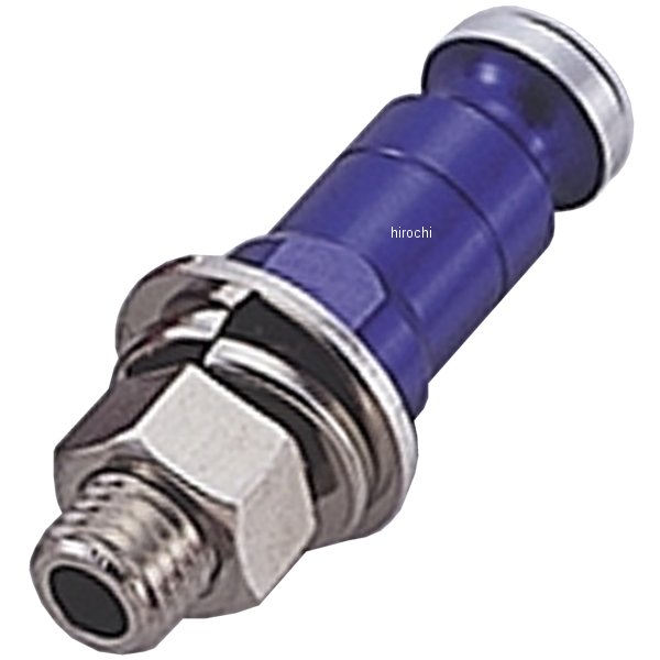 カラーウインカーステー 汎用 M10x40mm 2本入り 青