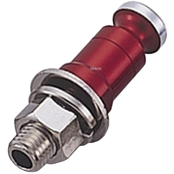 カラーウインカーステー 汎用 M10x40mm 2本入り 赤