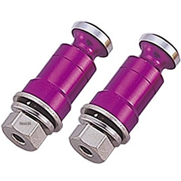 ウインカーステー 汎用 M8x20mm アルミ 2本入り ブルーベリー