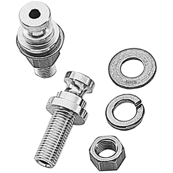 アルミウインカーステー 汎用 メガショート M10x25mm シルバー 2本入り