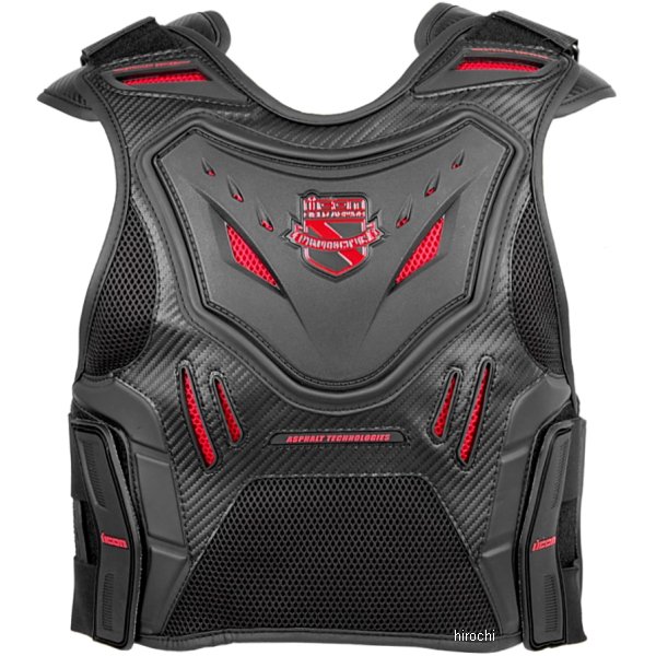 ベスト アーマー STRYKER 黒 2XL-3XLサイズ (男女共用)