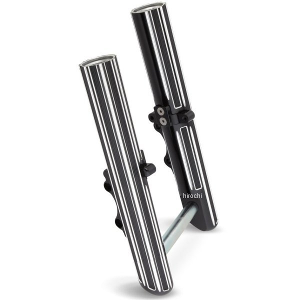 フロントフォーク 08年-13年 FLH/FLT ダブルディスク 10-ゲージ 黒