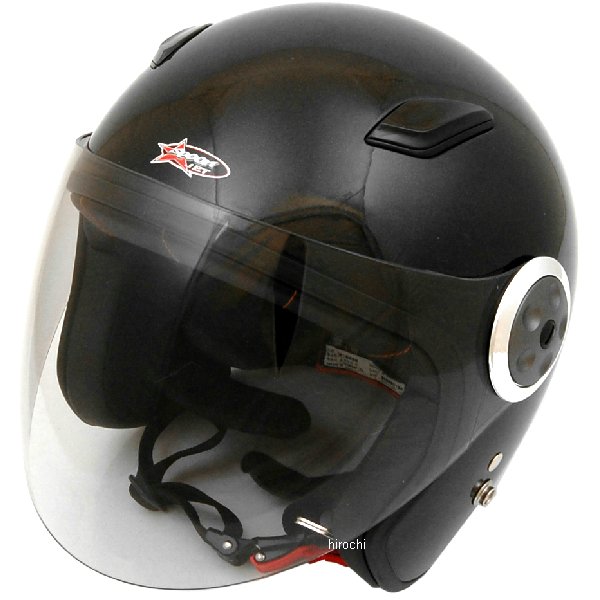 ヘルメット パイロット2 パールブラック フリーサイズ