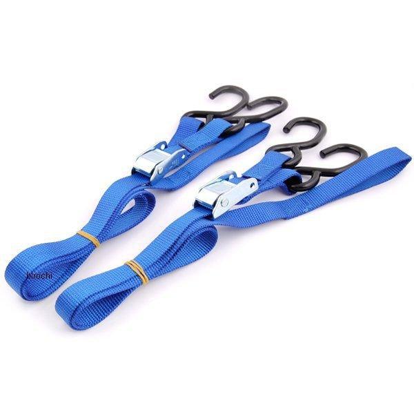 タイダウンベルト 25mmX1800mm ブルー (2本入り)