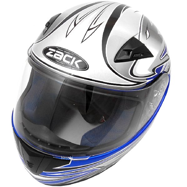 フルフェイス ZK-1 青/シルバー キッズサイズ(54-56cm)