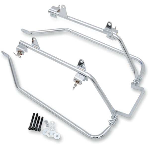 サドルバッグ取付金具 FLST クローム