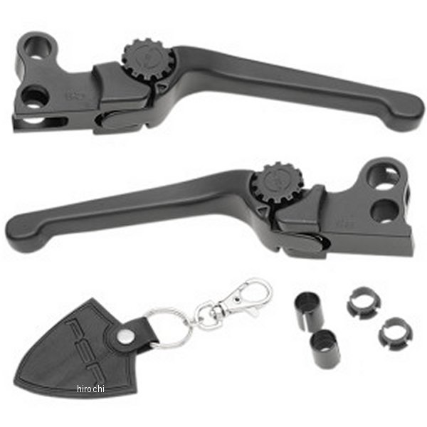 レバーセット 調整可能 アンセム 84年-95年 Big Twin 黒