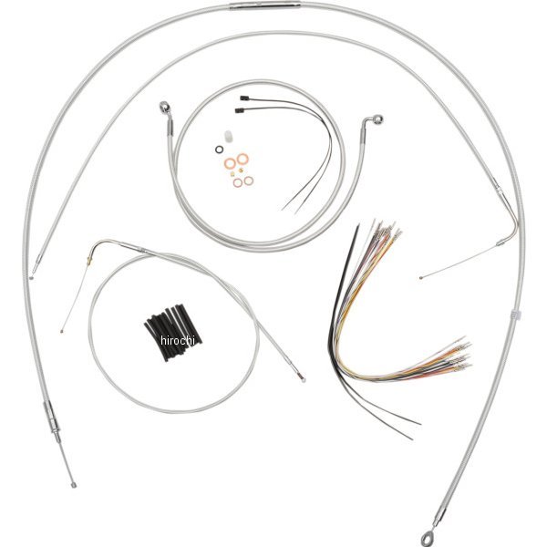 ケーブルキット クローム 16年以降 FXSB ABS付 12-14インチ用