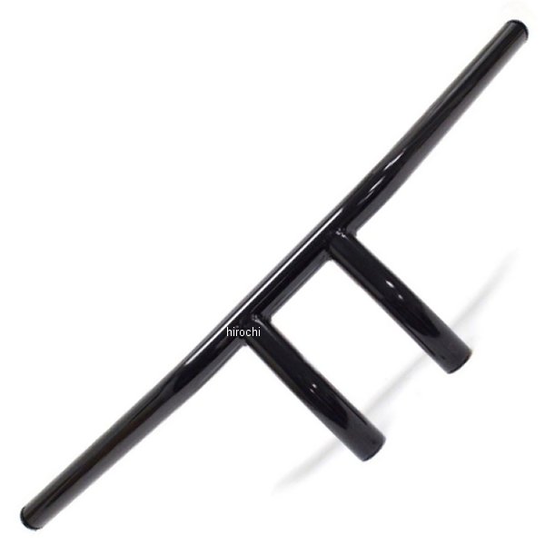 1インチ ハンドルバー 4インチ T-Bar 黒