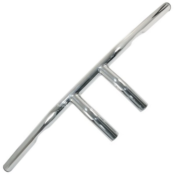 1インチ ハンドルバー 4インチ T-Bar クローム ディンプル有り