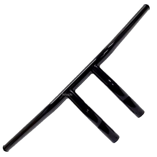 1インチ ハンドルバー 6インチ T-Bar 黒
