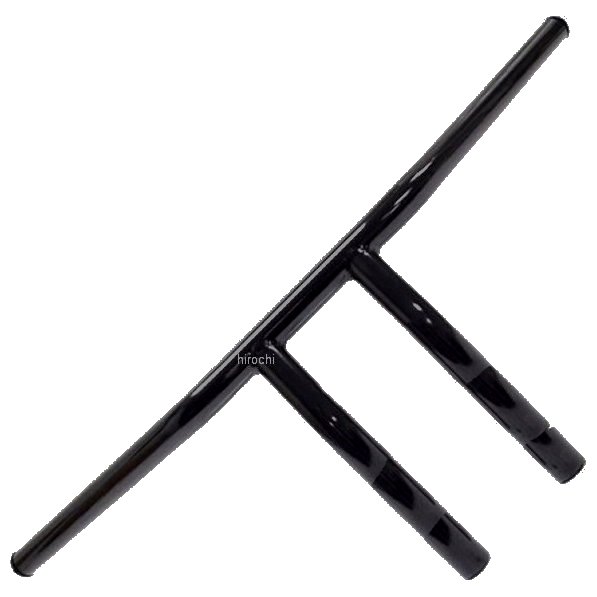 1インチ ハンドルバー 8インチ T-Bar 黒