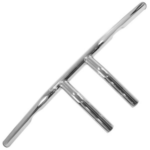 1インチ ハンドルバー 6インチ T-Bar クローム ディンプル有り