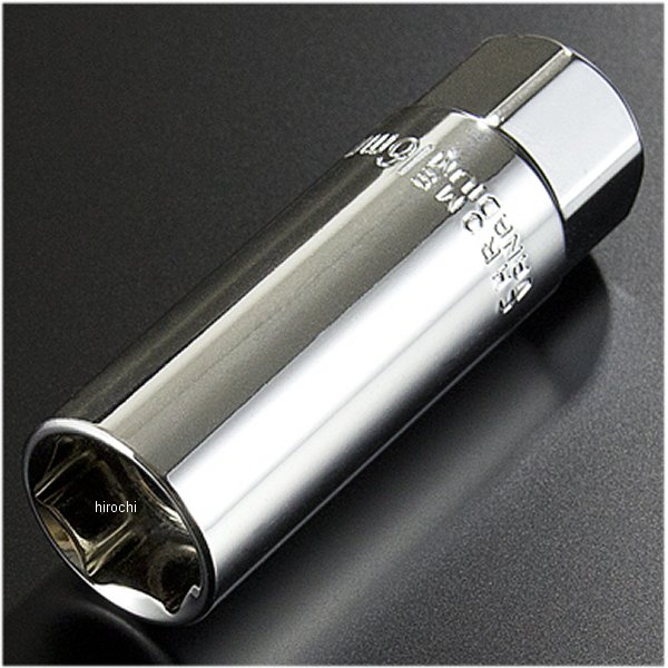 3/8インチ マグネット付プラグソケット 16mm クロームメッキ