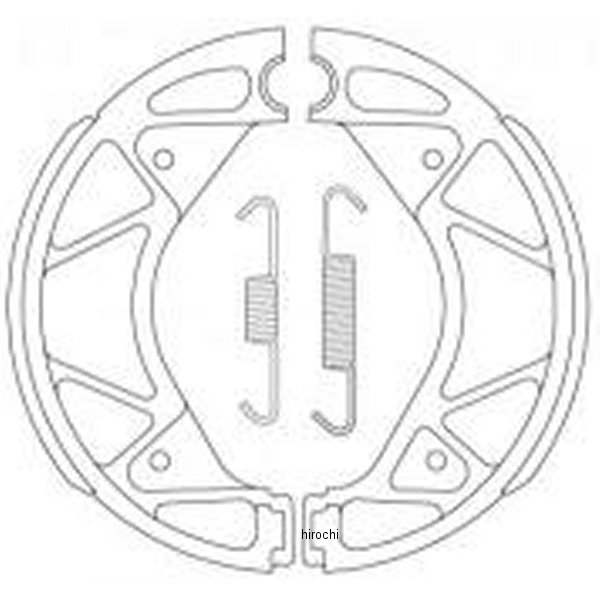 ブレーキシュー リア マジェスティ 5ML-XF533-00