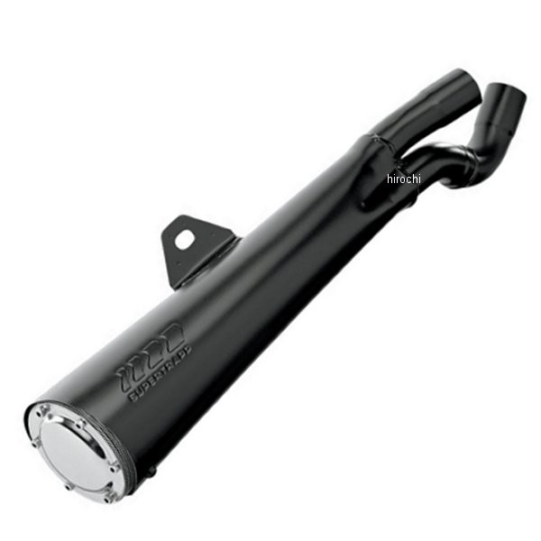 スリップオンマフラー スラッシュカット スーパーストリート メガホン 85年-07年 VMAX 黒