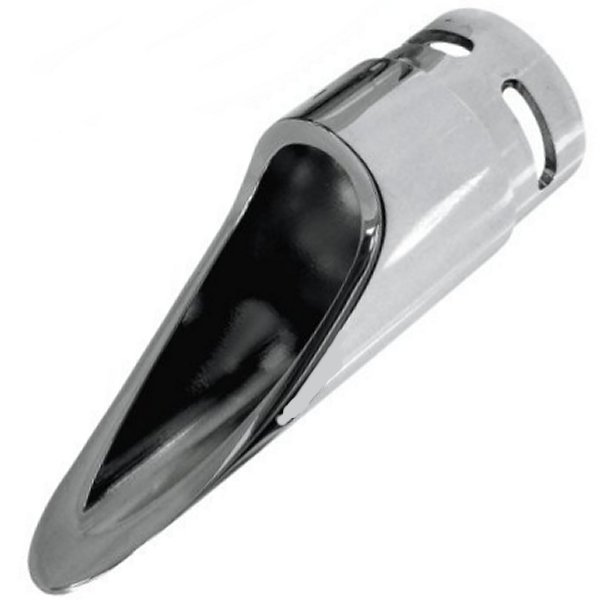 エキゾーストチップ スカラップ 2.25インチ 99年-09年 ヤマハ クローム 1個入り