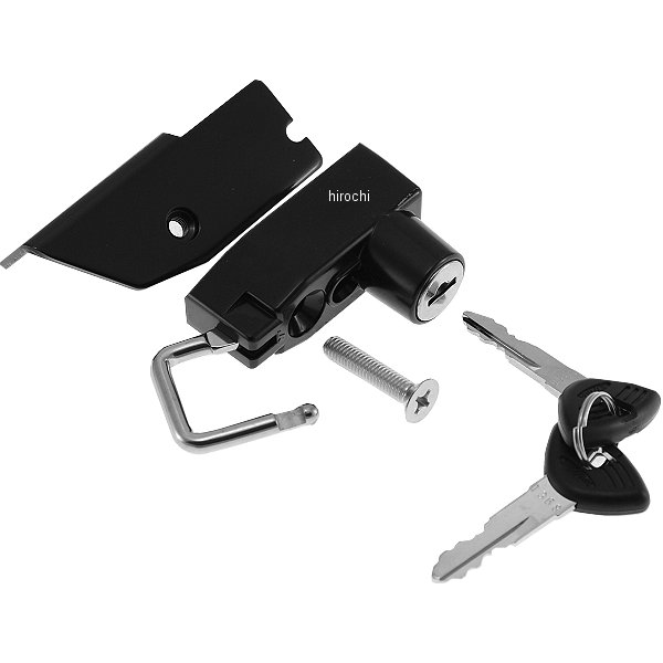 ヘルメットロック 14年以降 VFR800F、VFR800X 黒塗装 1個