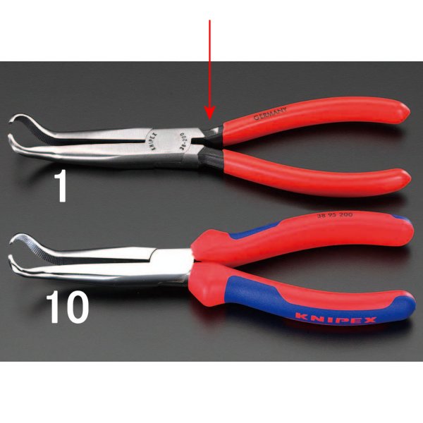 200mm メカニックプライヤー(先曲)