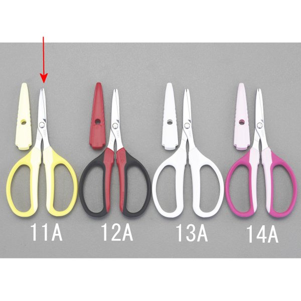 160mm はさみ 万能(黄)