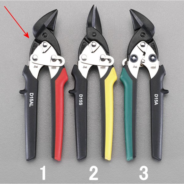 EA544AB1  180mm はさみ 鉄板用 右利き用