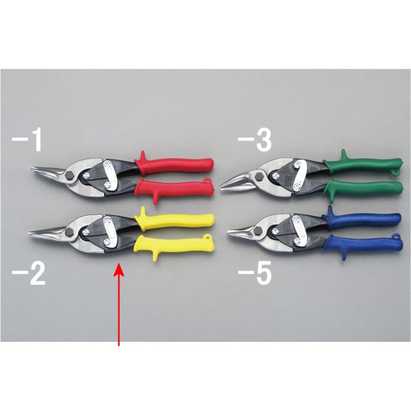 EA544MA2  250mm はさみ 鉄板用 左右兼用