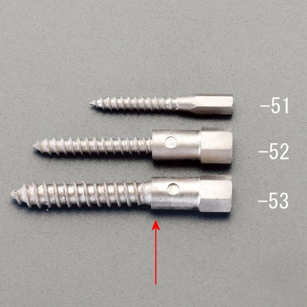 8.0mm ウッドスクリュー(EA566AG-3,-23,AL-53用)