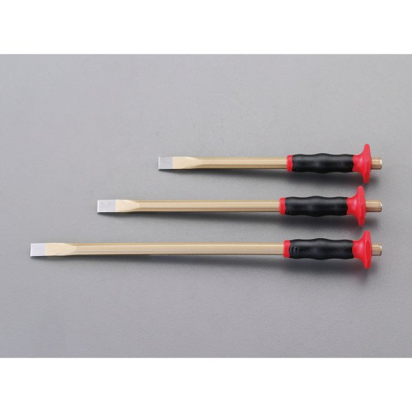 3本組 電工チゼルセット(グリップ付)