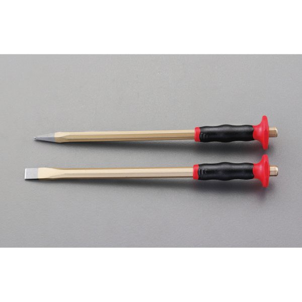 2本組 電工チゼルセット(グリップ付)