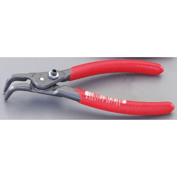 3-10mm 軸用スナップリングプライヤー/90°(ストッパー付)