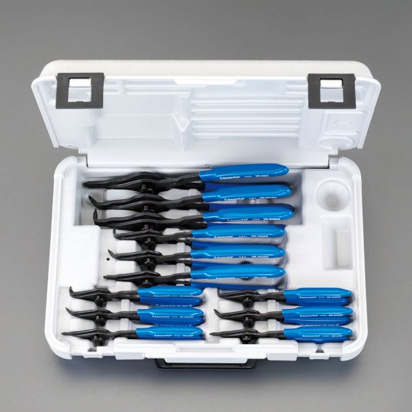 12本組 スナップリングプライヤー(内外兼用)