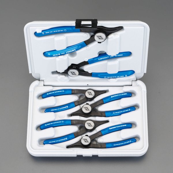 6本組 スナップリングプライヤー(内外兼用)