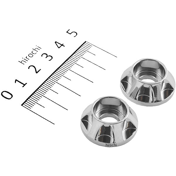 キャップホルダー NASAタイプ M8用 2個入り クローム