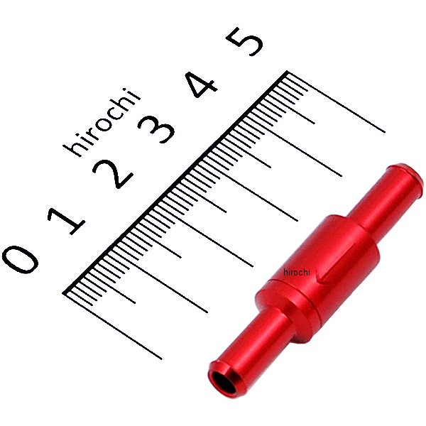 ワンウェイバルブ ボールタイプ 6mm レッド
