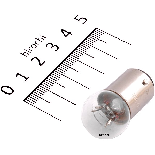 口金ダブル球 6V10/3W ウインカー/ポジション球 (クリアー) (1個売り)