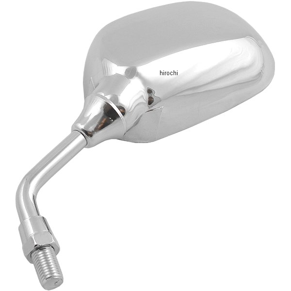 ミニミラー 左側 62×95mm 正ねじM10 メッキ 汎用