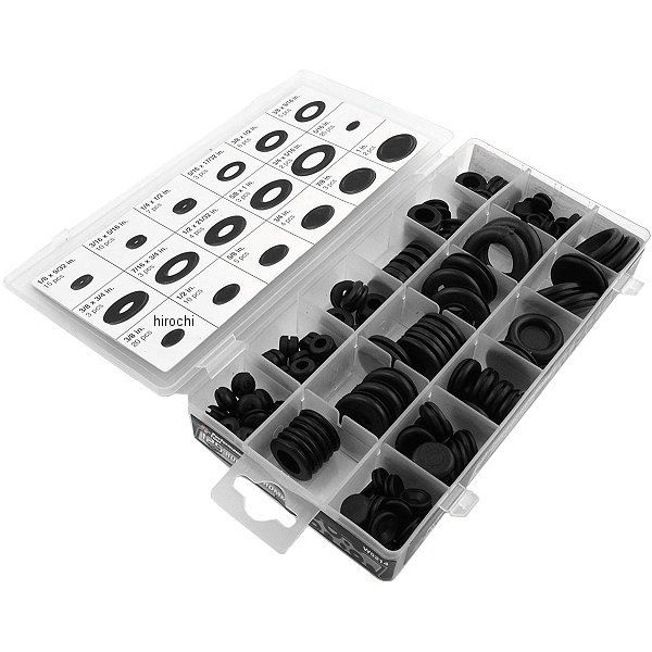 ラバー グロメット 詰め合わせセット 125個