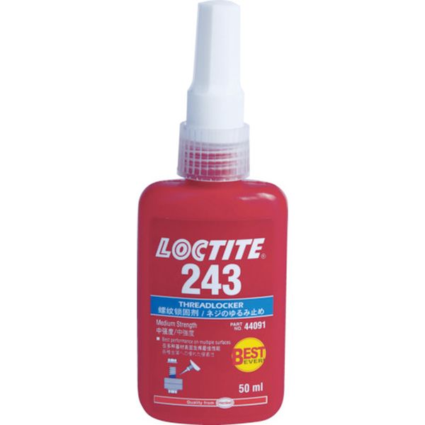 ねじ緩み止め接着剤　中強度　２４３　１０ｍｌ