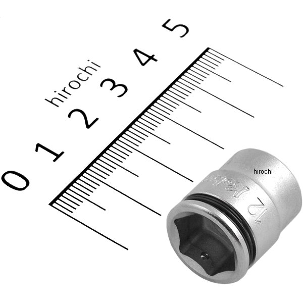 1/4インチsq ナットグリップソケット 12mm