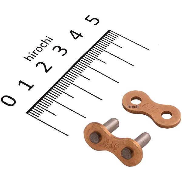 チェーン 415ERZ レース用 ERシリーズ カシメジョイント ゴールド