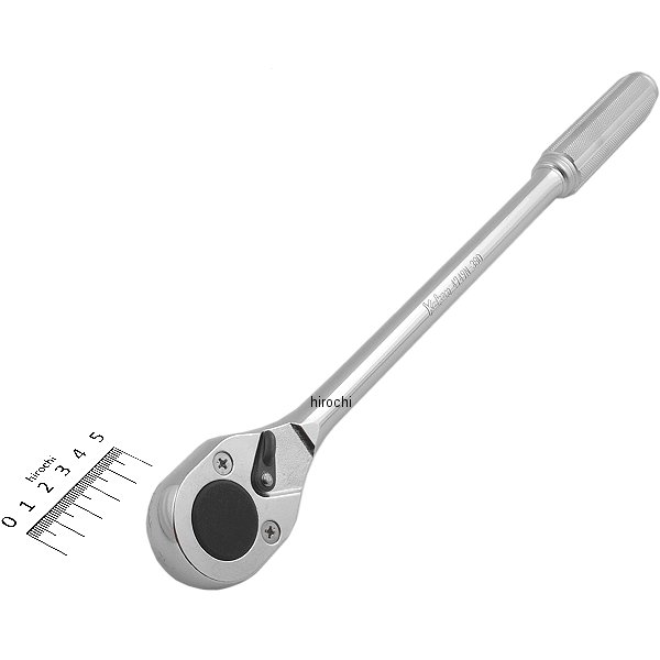 1/2インチsq ラチェットハンドル(ローレット/ロング) 全長 380mm