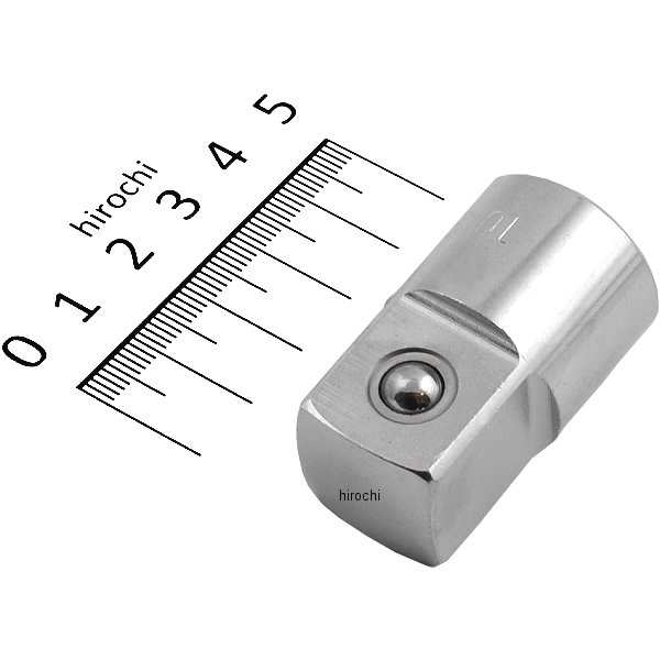 ソケットアダプター 凹差込角 12.7mm (1/2インチ) 凸差込角 19.0mm (3/4インチ) 長さ 42mm