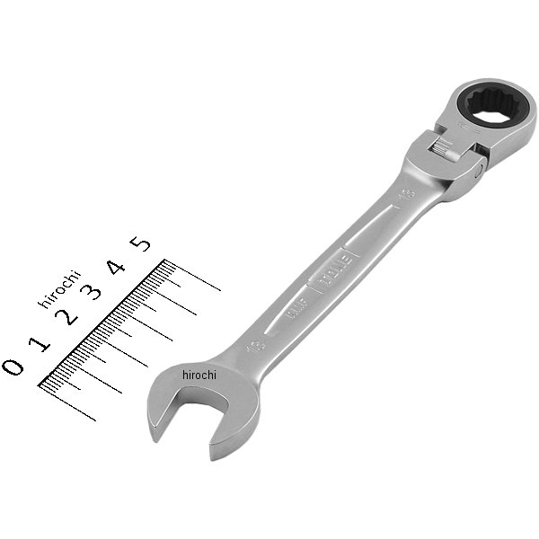 首振ラチェット めがねレンチ サイズ 13mm 長さ 154mm