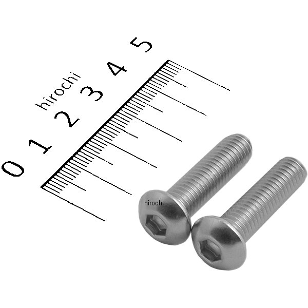 SUS304 六角穴付きボタンキャップボルト M8x30 P1.25 ステンレス 2個入り